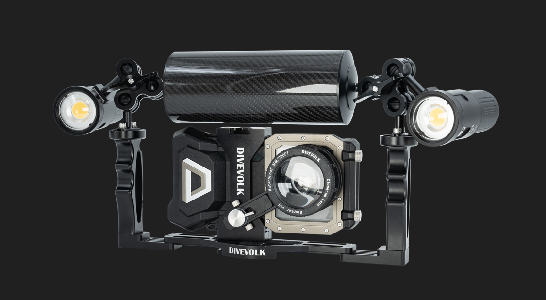 DIVEVOLK Float Arm til undervandsfotografi-opsætning - 872g