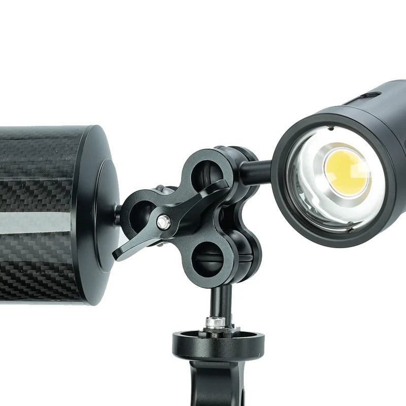 DiveVolk Triple Ball Joint Clamp