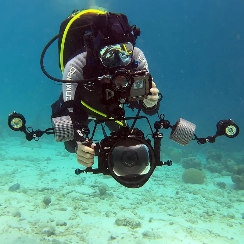 DIVEVOLK Sealink Contact Type Underwater WiFi Signal Transmitter til tilslutning af smartphone og kamera