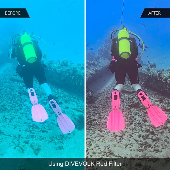 Divevolk SeaTouch 4 Max Plus Underwater Housing Filters Kit til iPhone og Androids