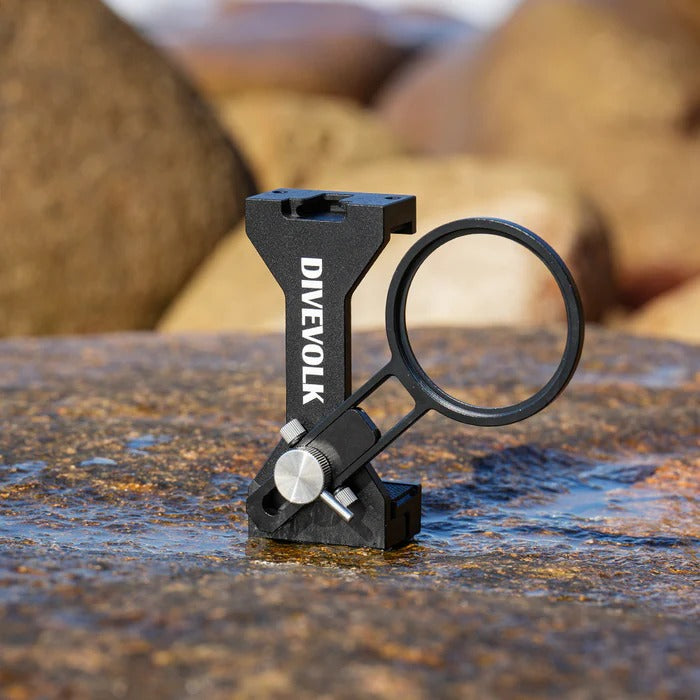 DIVEVOLK Expansion Clamp med 67mm lens adapter