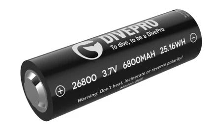 Divepro batteri 26800 6800mAh Unprotected Battery