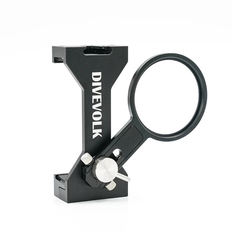 DIVEVOLK Expansion Clamp med 67mm lens adapter