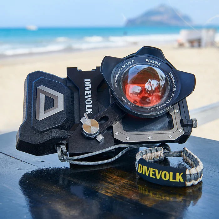 Divevolk SeaTouch 4 Max Plus Underwater Housing Ocean Kit til iPhone og Android incl Wide Angle