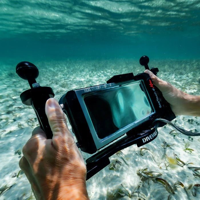 Divevolk SeaTouch 4 Max Plus Underwater Housing Videography Kit til iPhone og Android