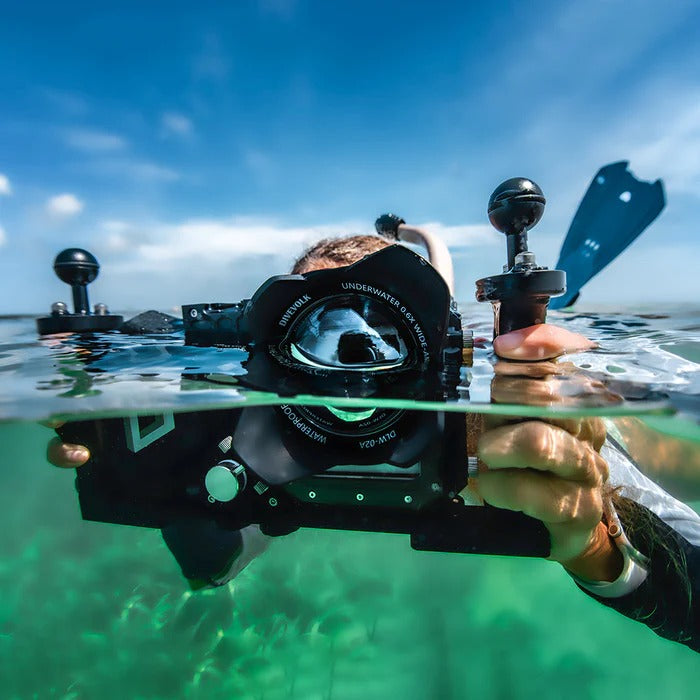 Divevolk SeaTouch 4 Max Plus Underwater Housing Videography Kit til iPhone og Android
