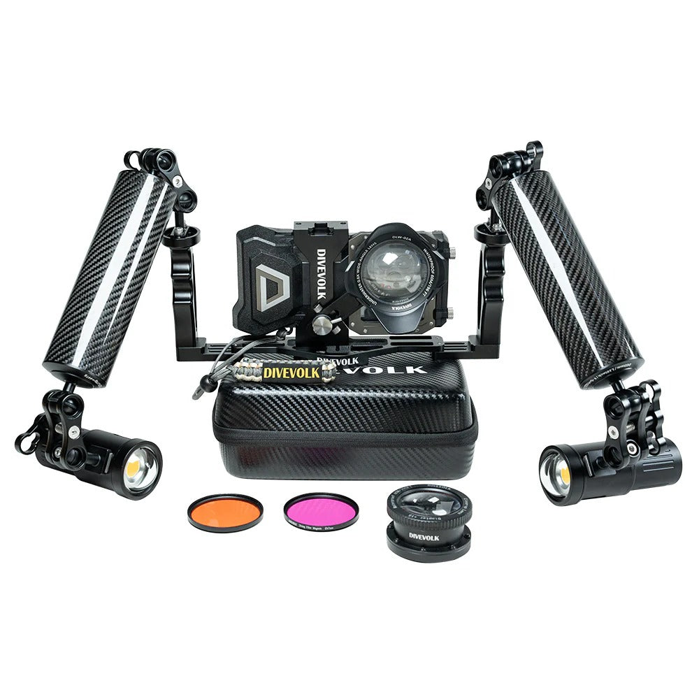 Divevolk SeaTouch 4 Max Plus Underwater Housing Almighty Kit til iPhone og Android