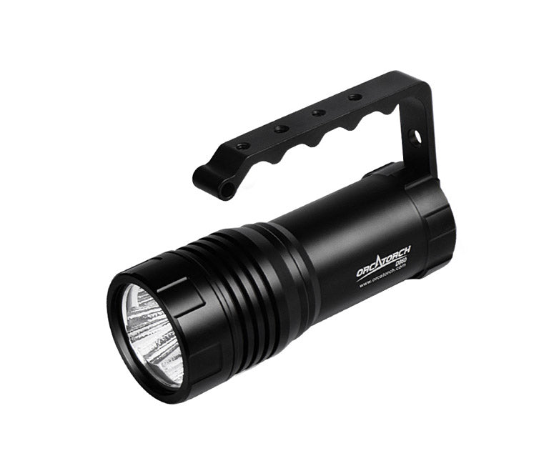 OrcaTorch Dykkerlygte D860 4200 Lumen LED Sort