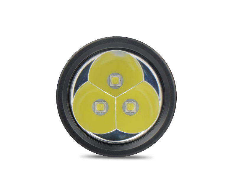 OrcaTorch Dykkerlygte D511 2200 Lumen LED Sort