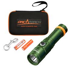 OrcaTorch Dykkerlygte D710 LED 3000 Lumen Grøn