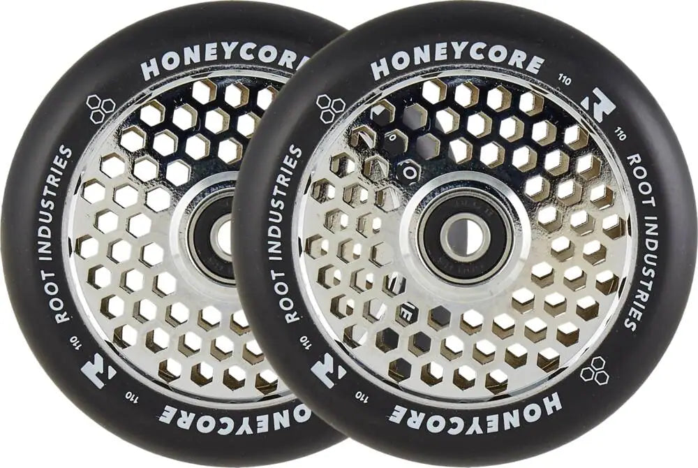 Root Honeycore Hjul Til Løbehjul, Sort, 2-Pak (110mm)
