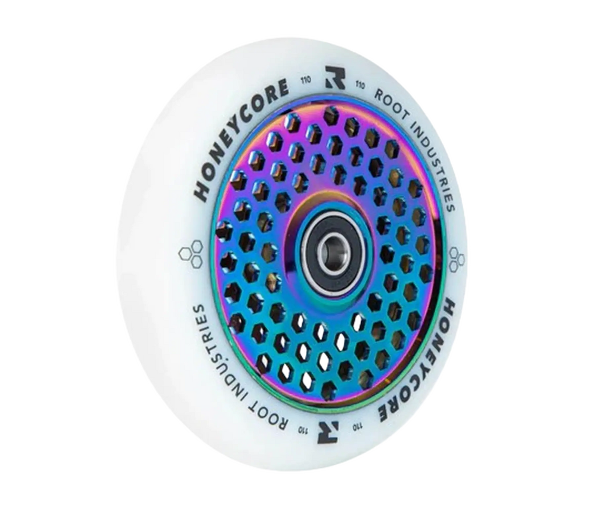 Root Honeycore Hjul Til Løbehjul, Hvid, 2-Pak (110mm)