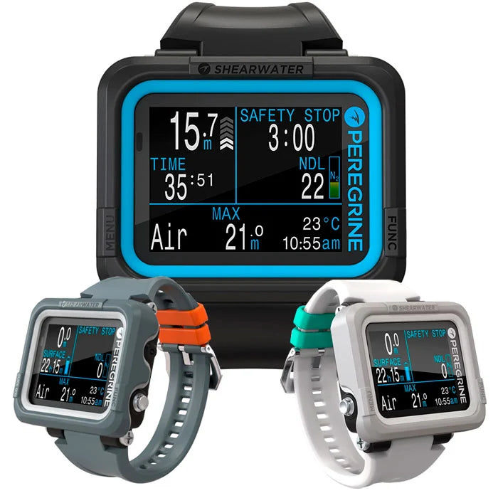 Shearwater Dykkercomputer Peregrine Grå