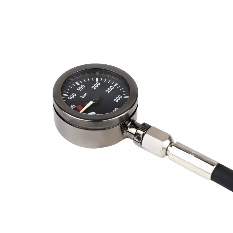 DynamicNord Manometer SPG 52, 0-360 BAR, HP HOSE 150mm SP-PV-15