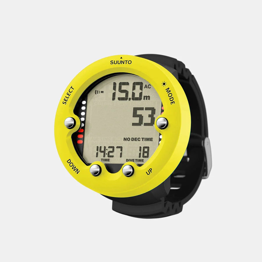 Suunto Zoop Novo Dykkercomputer Lemon Yellow - altid Danmarks billigste Prisgaranti