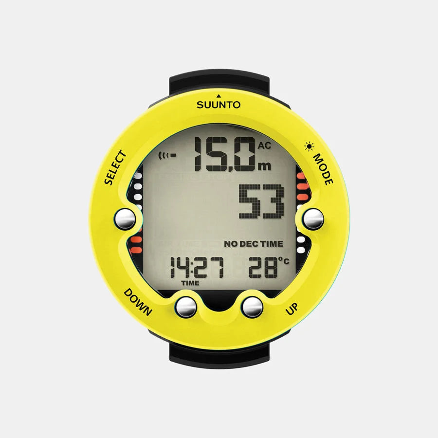Suunto Zoop Novo Dykkercomputer Lemon Yellow - altid Danmarks billigste Prisgaranti
