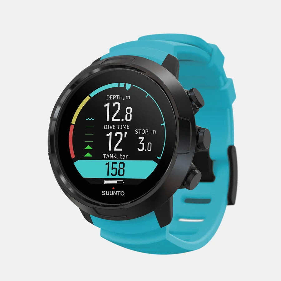Suunto Dykkercomputer D5 Aqua Blue inkl. USB kabel