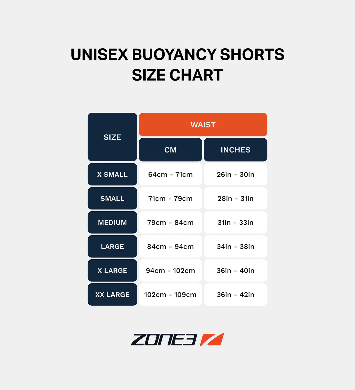 Zone3 Buoyancy Jammer shorts Active-Flex 3/2mm Unisex Sort