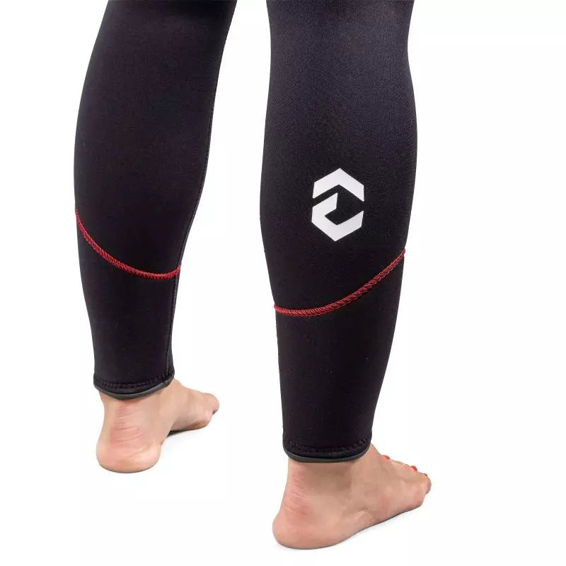 DynamicNord VÅDDRAGT SE-52-H Women Wetsuit hooded 5mm Sort/Grå