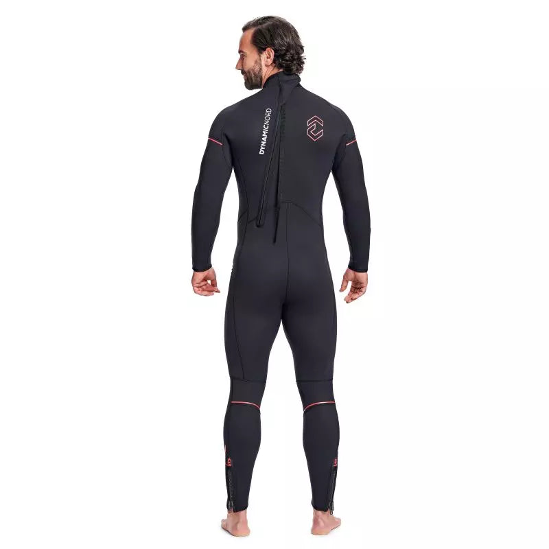 DynamicNord VÅDDRAGT SL-51 Men Wetsuit 5mm Sort/Rød Advanced