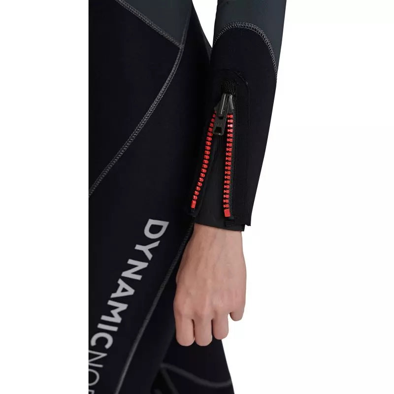 DynamicNord VÅDDRAGT SP-52 Superior Women Wetsuit 5mm Sort/Rød