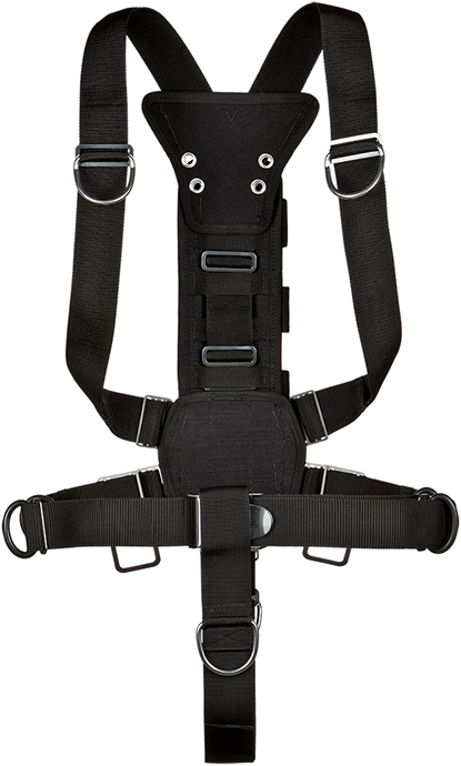 XDEEP Harness Stealth 2.0 for Sidemount (Harness only) M Vægtlomme (4x2kg)