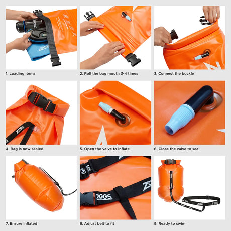 Zoggs Svømmebøje/Drybag Orange