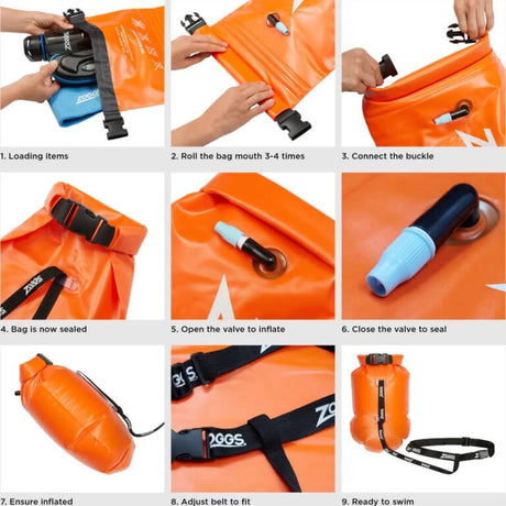 Zoggs Svømmebøje/Drybag Pink