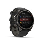 Garmin Dykkercomputer Fenix 8 Pro - 51 mm DLC-Titanium AMOLED Sapphire Carbon Grå