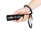 OrcaTorch Dykkerlygte DC710 genopladelig LED 3000 Lumen Sort