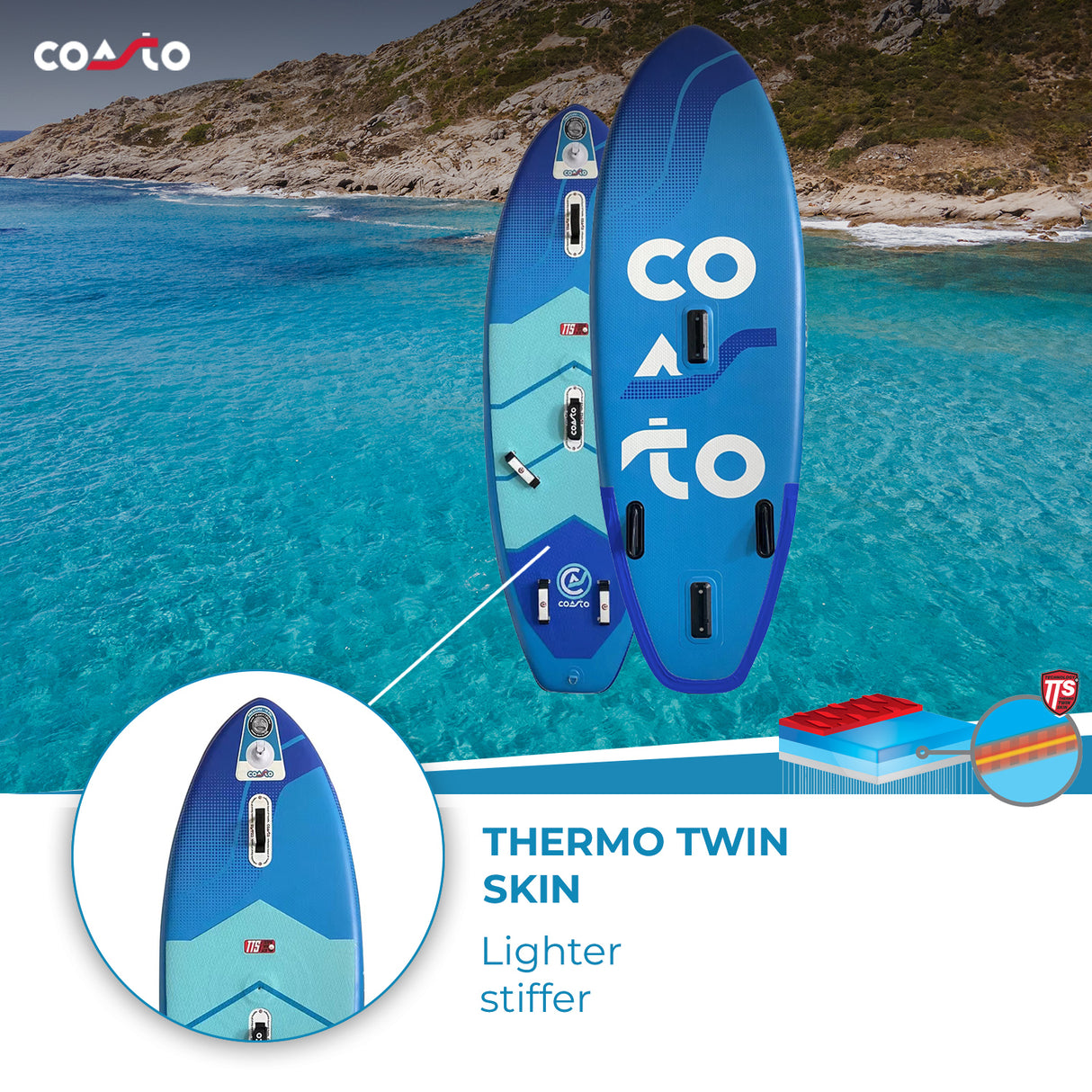 Coasto Paddleboard Mir 8'6