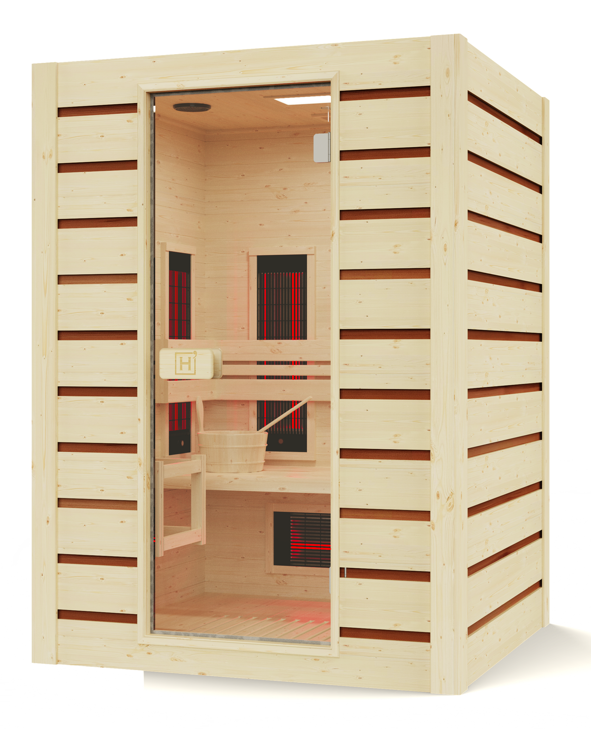 Holls Hybrid Combi Sauna for 2 Personer