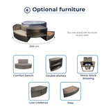 Netspa Møbler til Spa - Vita 140 Spa Furniture set