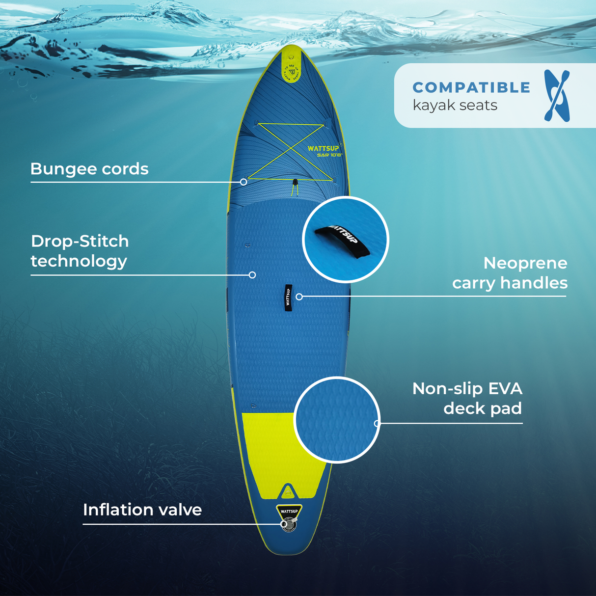 Wattsup Paddleboard Sar 10'8