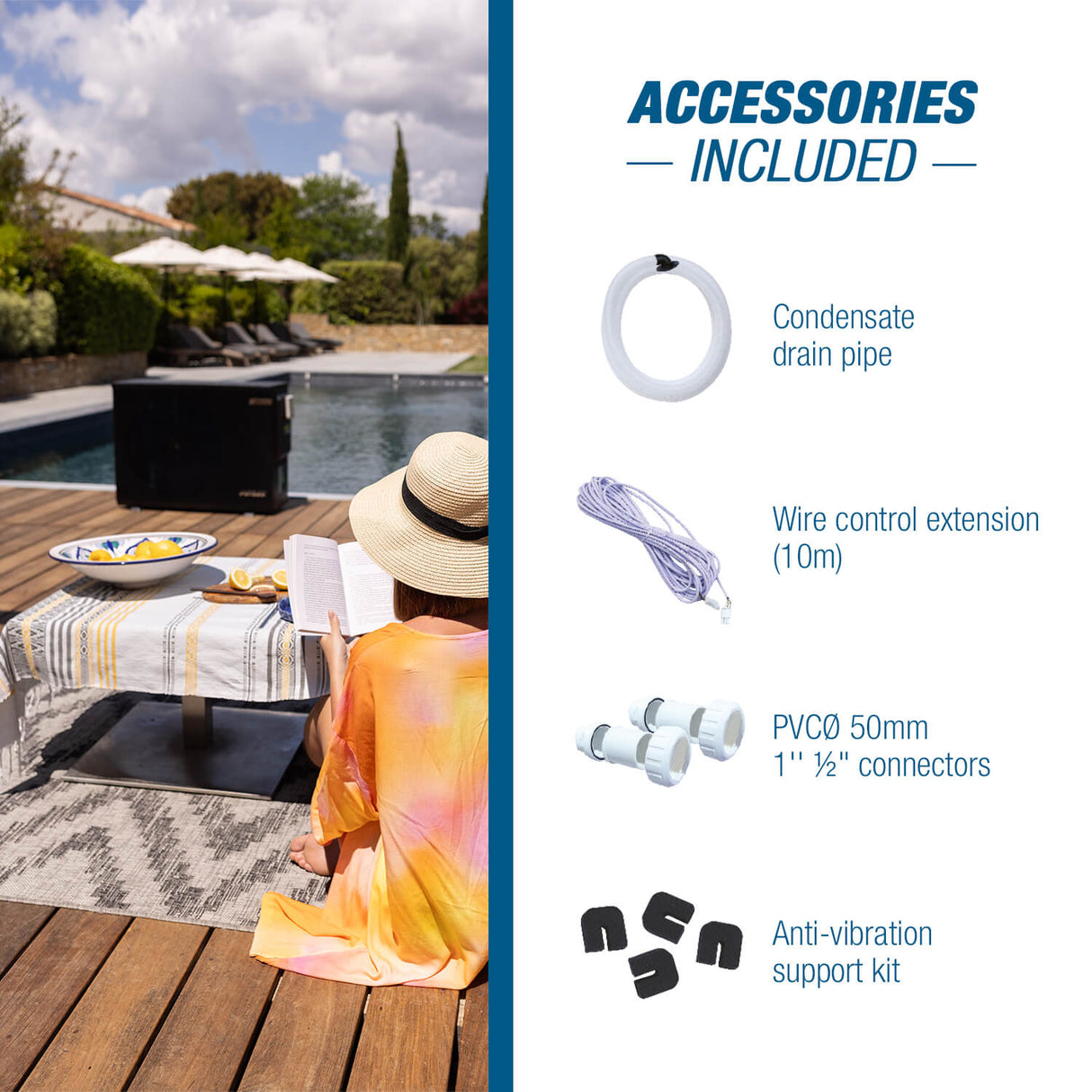 Poolex Varmepumpe Jet Pro 125 M3 til swimming pool