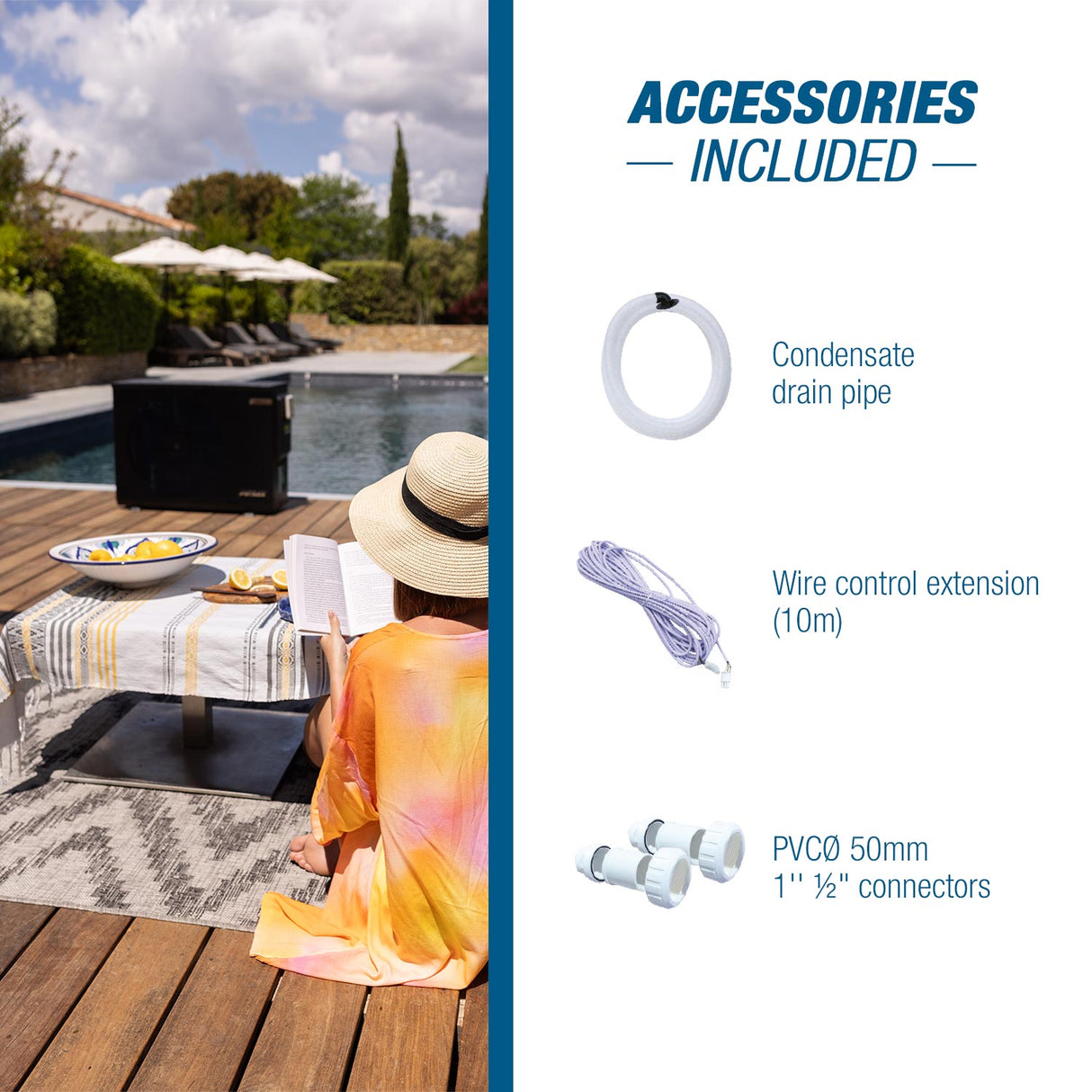 Poolex Varmepumpe Jet Pro 75 M3 til swimming pool