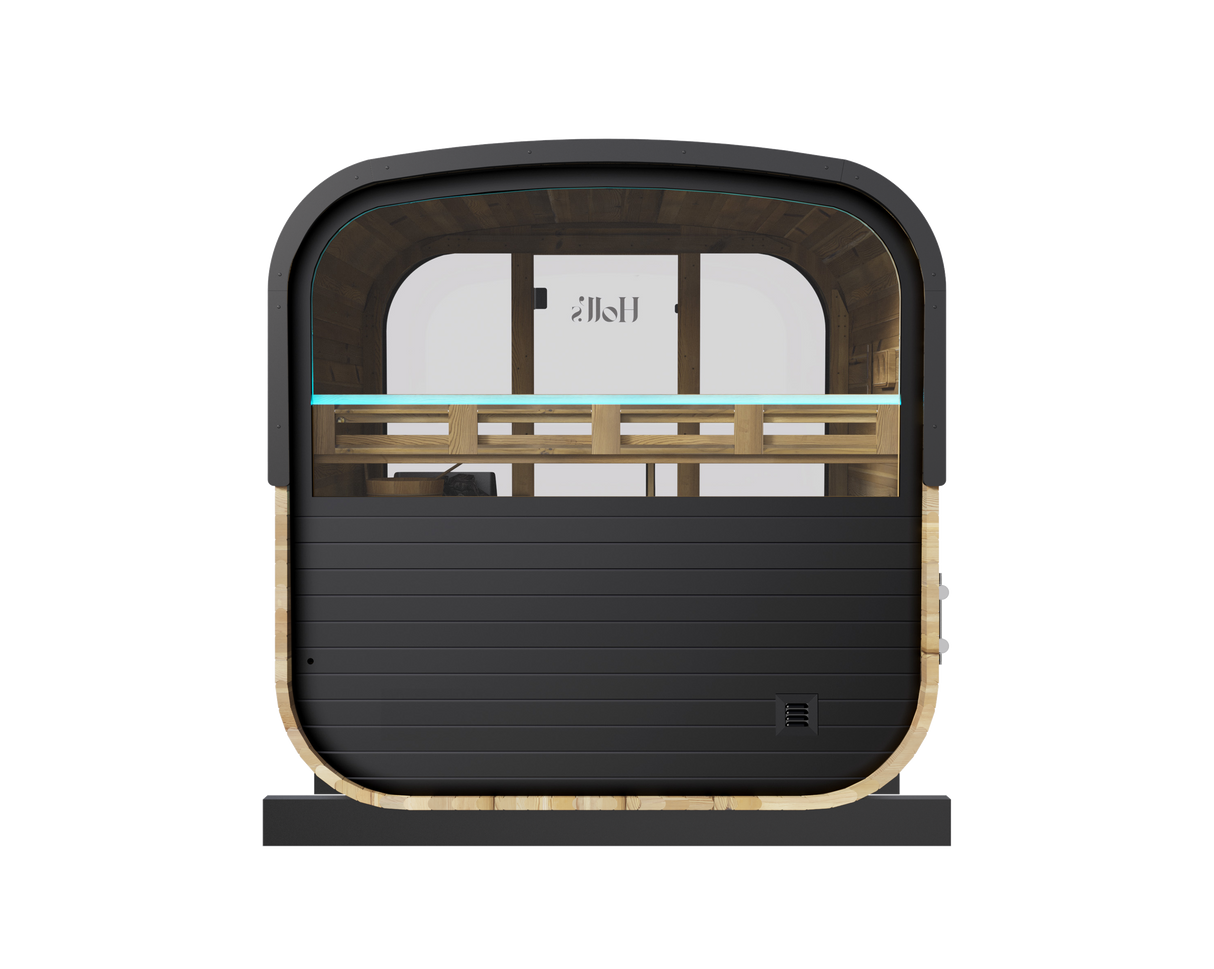 Holl´s Hestia 160 Traditional Sauna avec poele 6kW pierres