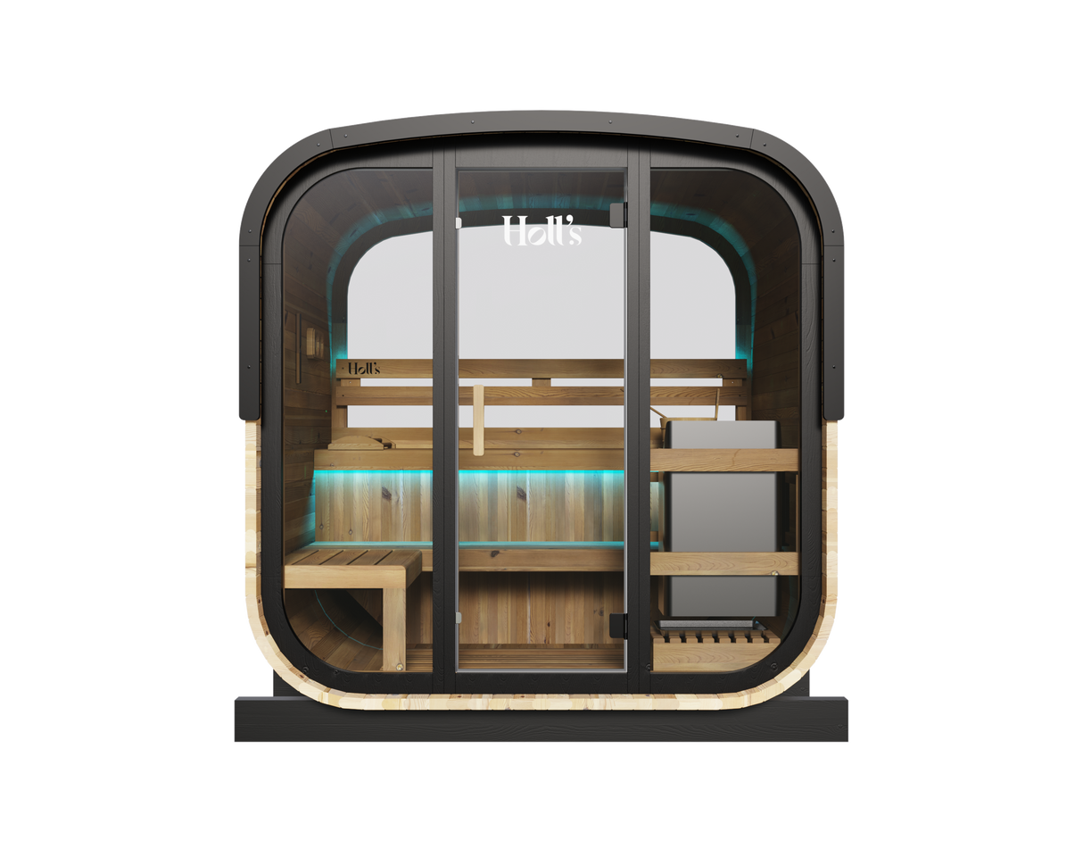 Holl´s Hestia 160 Traditional Sauna avec poele 6kW pierres