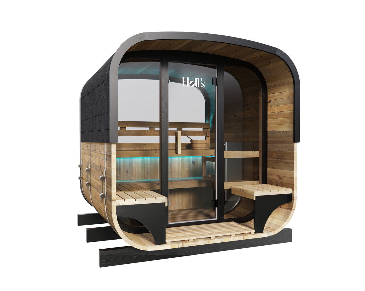 Holl´s Hestia 210 Traditional Sauna Inclus  modelle poele 6kW et pierres