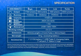 OrcaTorch Dykkerlygte DC710 genopladelig LED 3000 Lumen Sort
