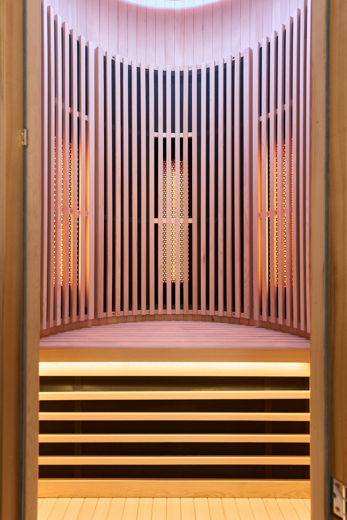 Holl's Sauna Infrarouge Round 1 Places Wood Color