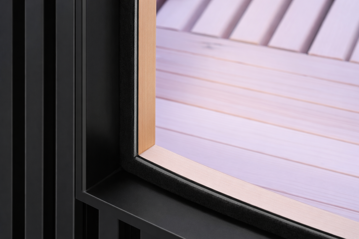 Holl's Sauna Infrarouge Round 4 Places Black Color
