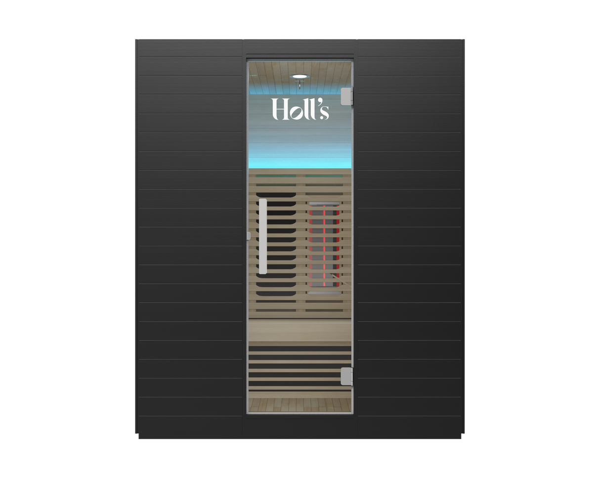 Holls Hybrid Symbioz 160 Sauna for 2 Personer Version infrarouge uniquement