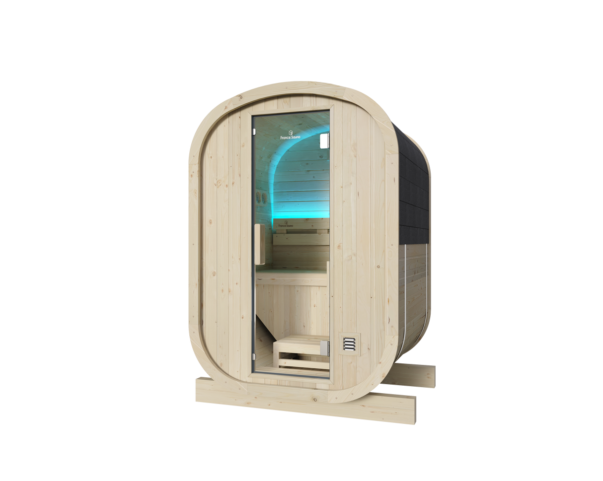 France Sauna Gaia Urban - Spruce FS Model avec poele 4,5kW