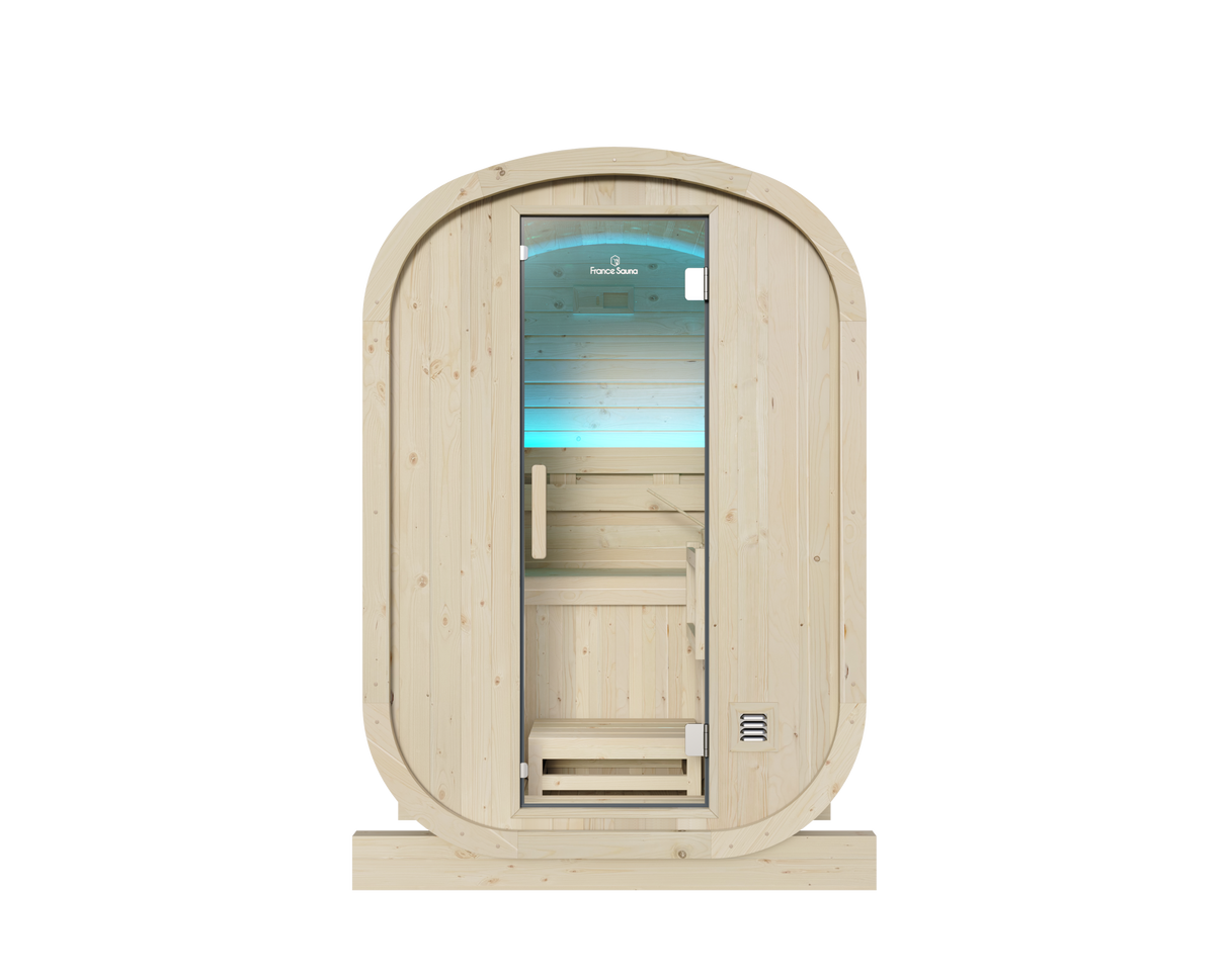 France Sauna Gaia Urban - Spruce FS Model avec poele 4,5kW