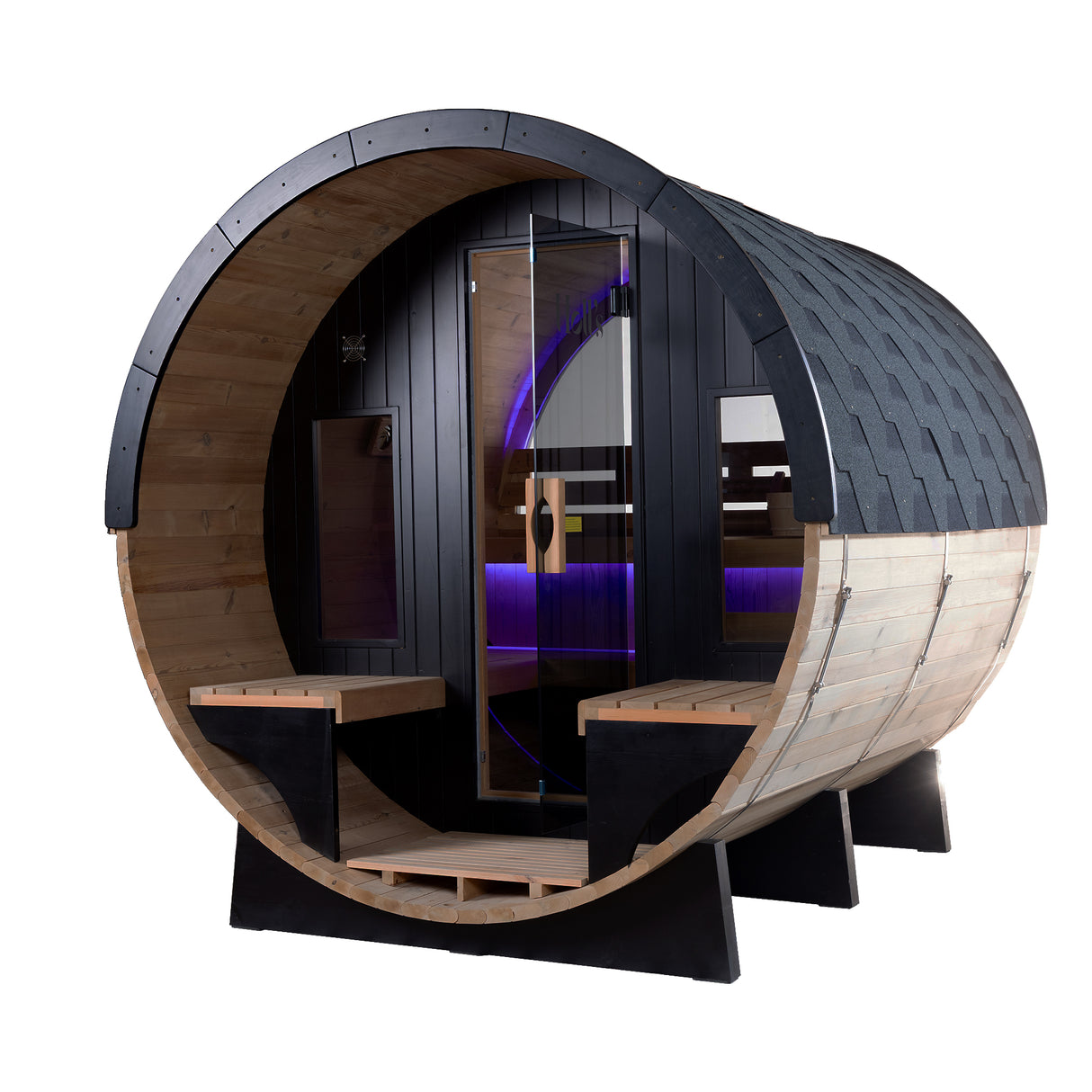 Holl´s Orphee Lounge 240  Traditional Sauna inclus poele 8kW et pierres