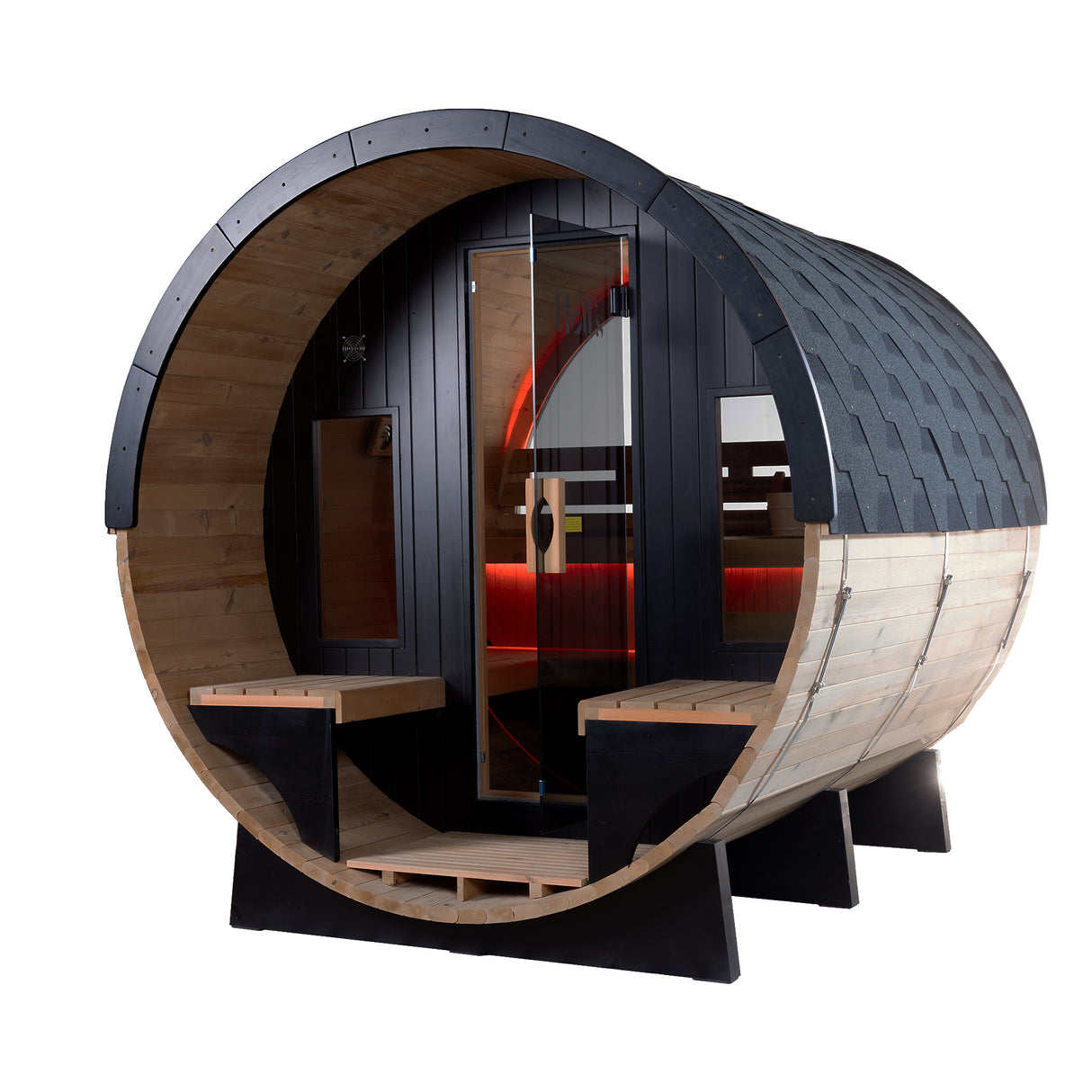 Holl´s Orphee Lounge 240  Traditional Sauna inclus poele 8kW et pierres