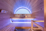 Holl´s Orphee Lounge 240  Traditional Sauna inclus poele 8kW et pierres