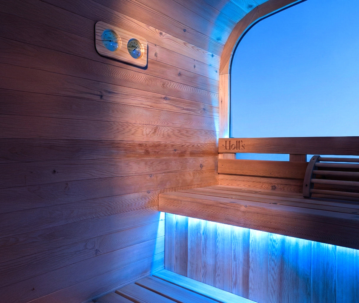 Holl´s Hestia 160 Traditional Sauna avec poele 6kW pierres