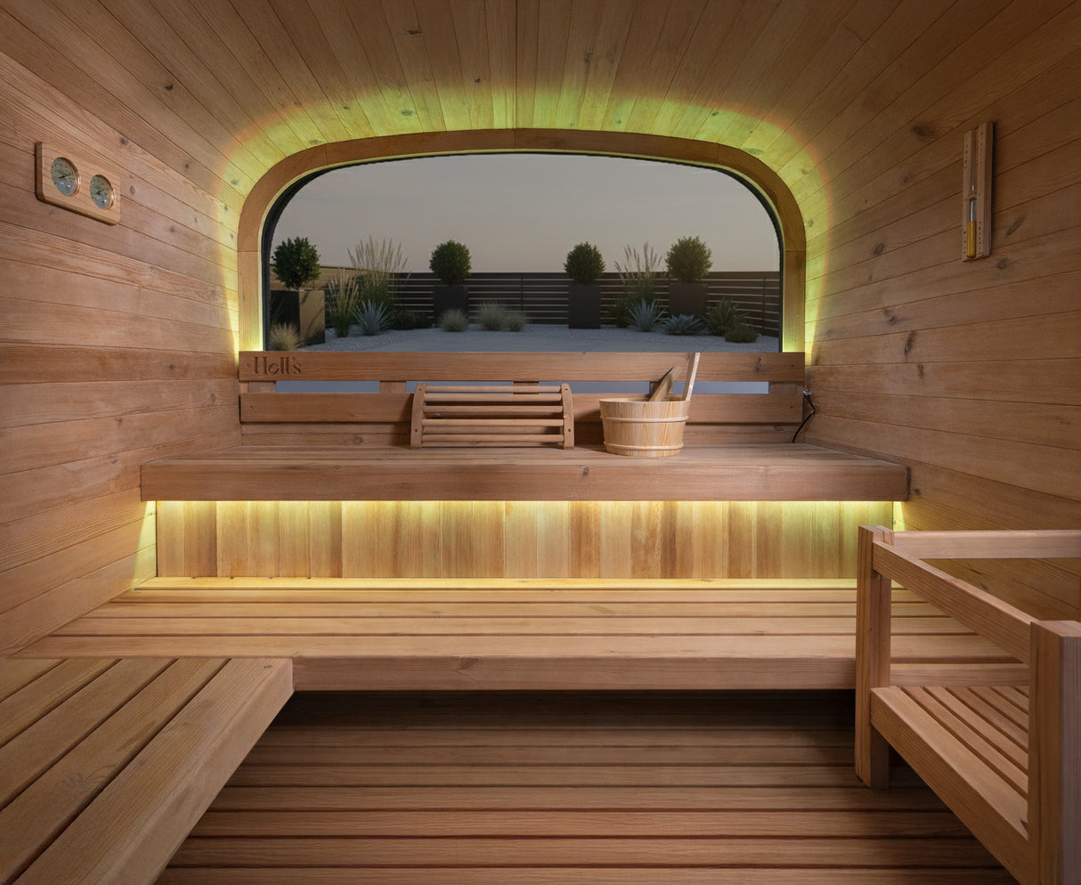Holl´s Hestia 210 Traditional Sauna Inclus  modelle poele 6kW et pierres